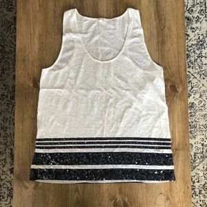 Jcrew sequin tank